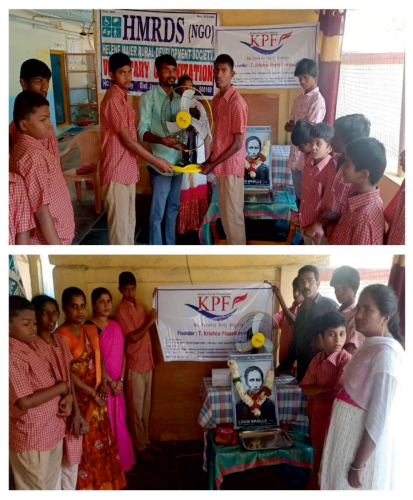 World Braille Day - Donation of Table Fan